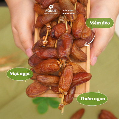 Chà Là sấy khô nguyên cành Tunisia (hộp 500gr)