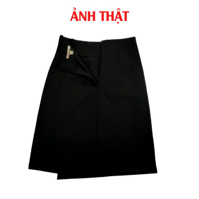 Chân váy công sở chữ A lưng cao dài 63cm phong cách hàn quốc sang chảnh Hàng thiết kế cao cấp - New Design