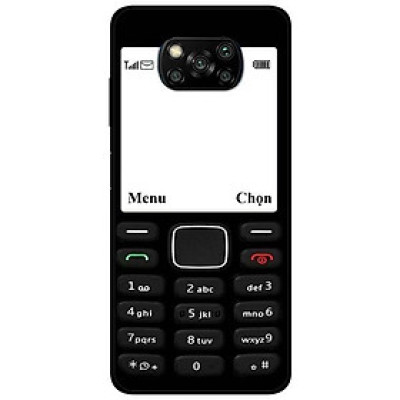 Ốp lưng dành cho Xiaomi Poco X3 mẫu Điện Thoại Cổ