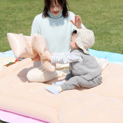 Đệm Giường Hơi Ô Tô Cao Cấp, Đệm hơi xe SUV M168 7 chỗ 175x130CM phủ 2 hàng ghế tạo giường rộng rãi