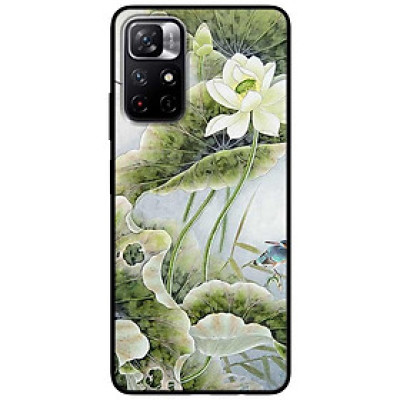 Ốp lưng dành cho Xiaomi Redmi Note 11 5G - Redmi Note 11T - Redmi Note 11S - Sen Trắng Chú Chim