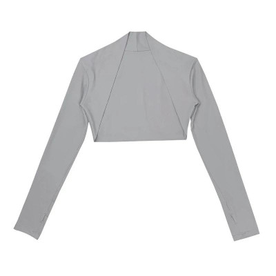 Áo khoác thể thao dáng ngắn chất mát nhanh khô cho nữ chơi tennis, pickle ball, gym, yoga, golf