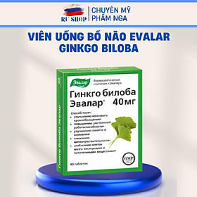 viên Evalar Ginkgo Biloba chính hãng của Nga