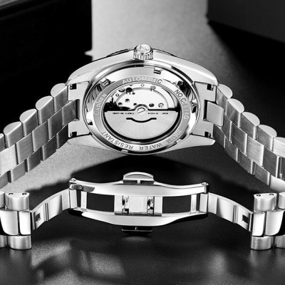 Đồng Hồ Nam Cadisen C8214M1 Chính Hãng Full Box Chống Nước Kính Chống Xước Dây Thép BH 2 Năm Máy Cơ