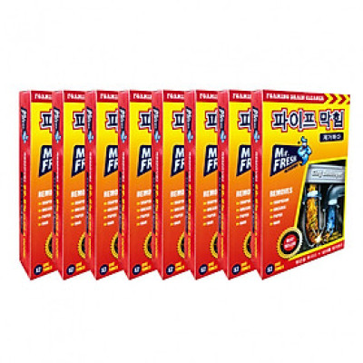 Combo 8 hộp 16 gói bột thông tắc làm sạch đường ống Hàn Quốc (100g/gói)