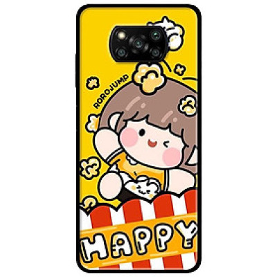 Ốp lưng dành cho Xiaomi Poco X3 mẫu Búp Bê Hạnh Phúc