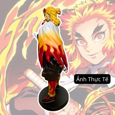 Mô hình Viêm Trụ Rengoku 17Cm KINGFIGU Cao Cấp Thanh Gươm Diệt Quỷ Cao Cấp, Figure Kimetsu no Yaiba