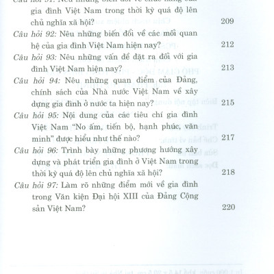 Hỏi - Đáp Môn Chủ Nghĩa Xã Hội Khoa Học (Dành cho bậc đại học hệ chuyên và không chuyên lý luận chính trị)