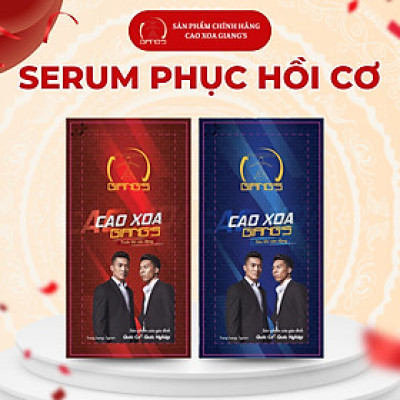 Serum giúp làm nóng/ phục hồi cơ dùng cho vận động viên trước và sau khi tập luyện - tép xanh/ đỏ chuyên biệt gói 5g