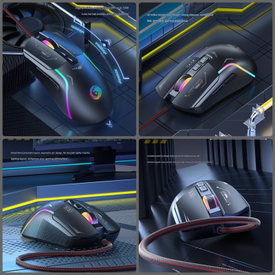 Chuột LED RGB 7200 DPI Gaming Mouse P19RGB cho máy tính , Laptop hàng nhập khẩu