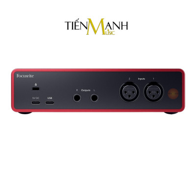 [BH 3 Năm] Full Bộ Focusrite 2i2 Studio Gen 4 - Sound Card Scarlett Bộ Thu Âm Focus USB SoundCard  - Gen4 Hàng Chính Hãng