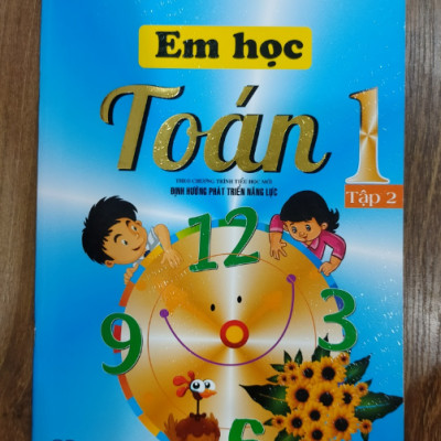 Sách - Em Học Toán 1 Tập 2 (Theo Chương Trình Tiểu Học Mới Định Hướng Phát Triển Năng Lực)