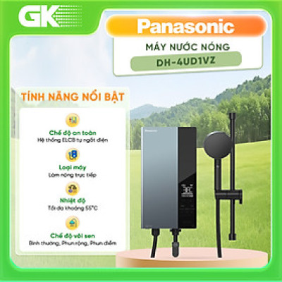 Máy nước nóng trực tiếp không bơm Panasonic U Series DH-4UD1VZ - Hàng chính hãng( Chỉ giao HCM)
