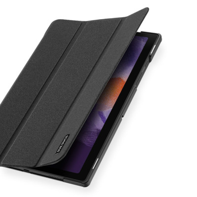 Bao da dành cho SamSung Galaxy Tab S10 Plus , Tab S10 Fe Plus , S10 Fe , S10 Ultra chính hãng Dux Ducis Domo chống sốc, có khay đựng bút - hàng chính hãng