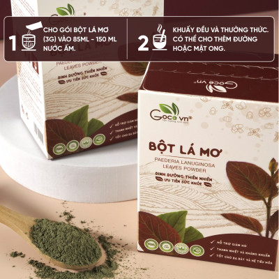 Combo Phục hồi tiêu hóa (1 hộp Trà lá ổi túi lọc 40g, 1 túi Bột chuối xanh 300g; 1 hộp Bột lá mơ 60g)