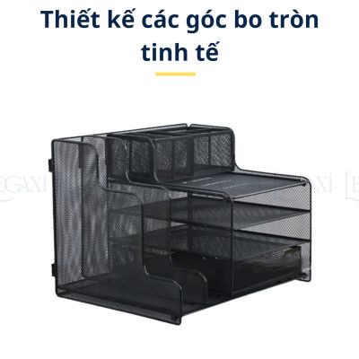 [KỆ TÀI LIỆU ĐA NĂNG] Kệ để hồ sơ tài liệu giấy tờ có nhiều ngăn để tài liệu,bút, thước, ghim bấm, tạp chí Dành cho văn phòng công sở