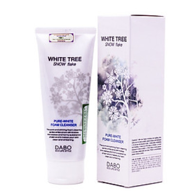 Sữa rửa mặt Cây Tuyết Trắng Dabo Hàn Quốc có hạt Massage Dabo White Tree Snow Flake (150ml)