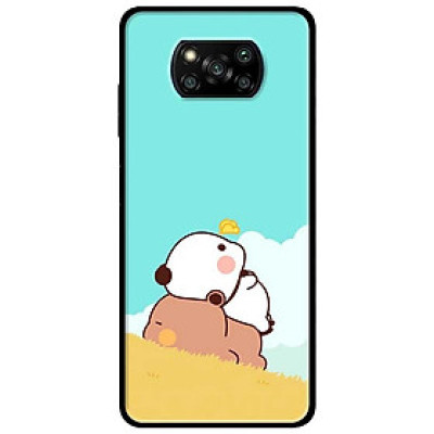 Ốp lưng dành cho Xiaomi Poco X3 mẫu Đôi Gấu Ngắm Mây