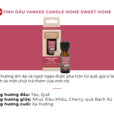 Tinh dầu Yankee Candle - Home Sweet Home