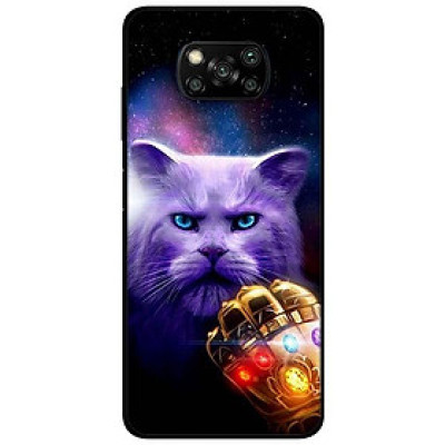 Ốp lưng dành cho Xiaomi Poco X3 mẫu Mèo Búng Tay