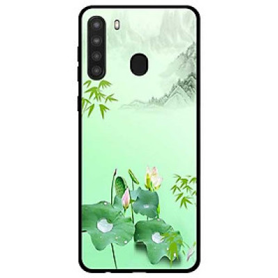 Ốp lưng dành cho Samsung Galaxy A21 mẫu Tranh Sen