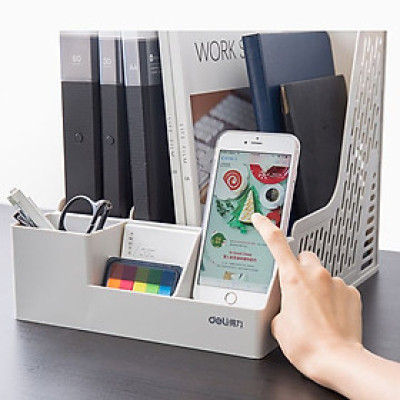 Kệ hồ sơ 3 Ngăn Ráp Liên hoàn với Khay Để Bút Deli Z00112 