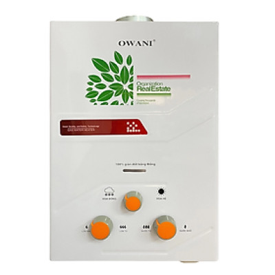 Bình Tắm Dùng Gas OWANI D-326 Ống Đồng 8MM - Hàng Chính Hãng