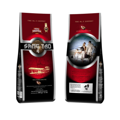 Cà Phê Trung Nguyên Legend Sáng Tạo 4 – Gói 340g – Gu Mạnh Cân Bằng, Dùng Ngon Với Đá & Sữa