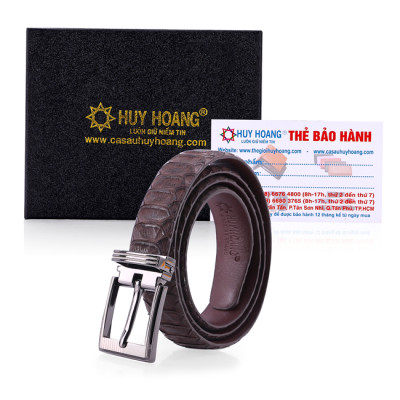 HJ5311-12-13-14 - Dây thắt lưng nữ Huy Hoàng da trăn Vip màu trắng, da nguyên thủy, đen, nâu