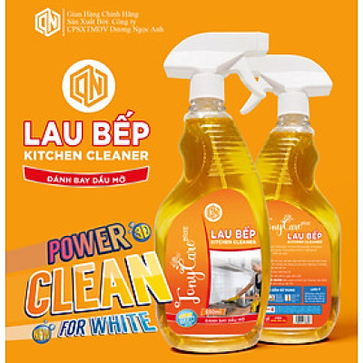 Nước lau bếp Tonycare 650ml – Sạch dầu mỡ, diệt khuẩn, an toàn bề mặt – Chính hãng Tonycare