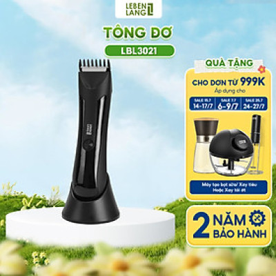 Máy cạo râu, tông đơ mini Lebenlang LBL3022 công suất 5W, Pin 600mAh, IPX5, bảo hành 2 năm - hàng chính hãng