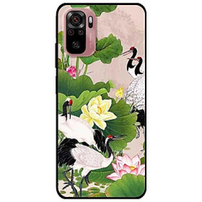 Ốp lưng dành cho Xiaomi Xiaomi Redmi Note 10 - Redmi Note 10 Pro - mẫu Sen Và Hạcc