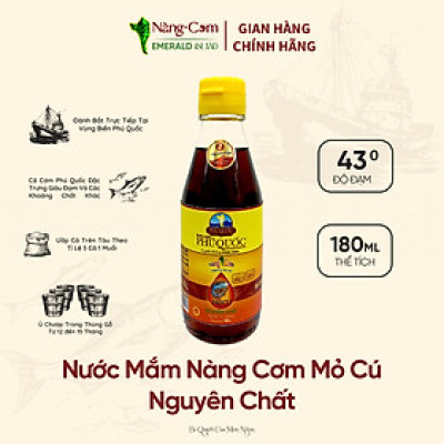 Nước Mắm Nàng Cơm Mỏ Cú 43 Độ Đạm Nguyên Chất - Đặc Sản Phú Quốc - Nàng Cơm
