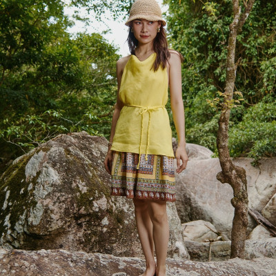 Áo Yếm Linen Kim Tước TOP232 thời trang thiết kế Hity