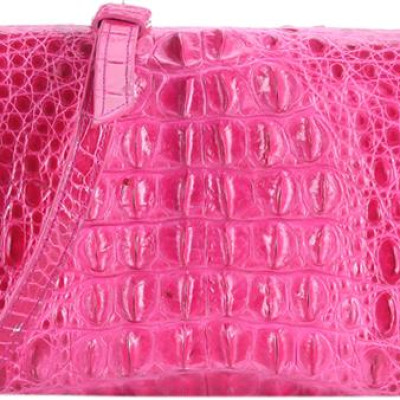 Túi Đeo Nữ Da Cá Sấu Huy Hoàng HT6260 (12 x 21 cm) - Hồng