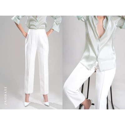 Quần cạp cao ống suông TR016W