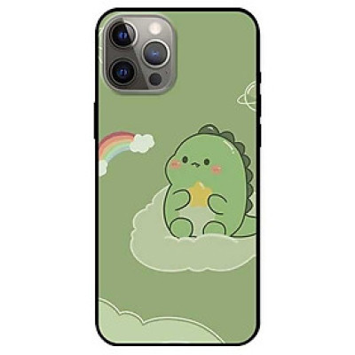 Ốp lưng dành cho Iphone 12 Mini - 12 / 12 Pro - 12 Pro Max mẫu Khủng Long Cầu Vồng