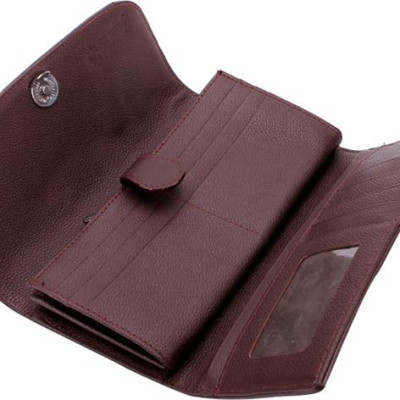 Bóp nữ da đà điểu 3 gấp Huy Hoàng nhiều màu HT3403-04-05-06