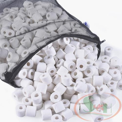 Sứ Lọc Hồ Cá túi 1KG và 1 túi đựng vật liệu lọc bể cá SIZE TO 37 x 29cm