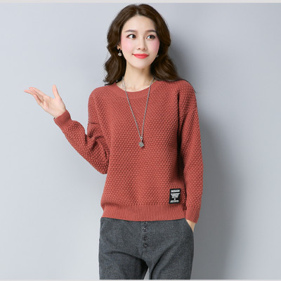 Áo len nữ cổ tròn dài tay, chất len dày dặn, hàng nhập cao cấp Al46