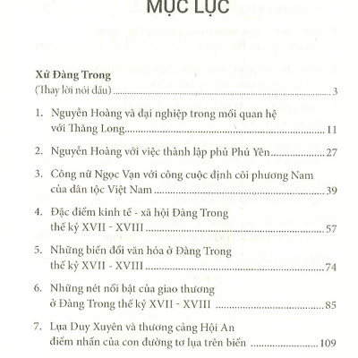 Đàng Trong Lịch Sử Và Văn Hóa