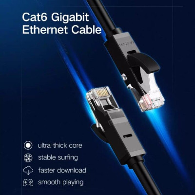 Ugreen UG20163NW102TK 8M màu Đen Cáp mạng LAN CAT6 UTP - HÀNG CHÍNH HÃNG