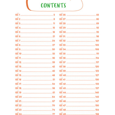 50 Đề tăng nhanh điểm Tiếng Anh lớp 4