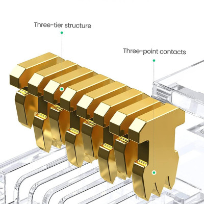 Ugreen UG20798NW171TK 50pcs CAT6 đầu bấm mạng 1 túi có 50 cái - HÀNG CHÍNH HÃNG