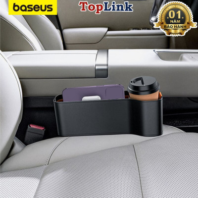 Hộp Đựng Đồ Ô Tô Xe Hơi Baseus OrganizeFun Series Car Console Storage Gắn Khe Ghế Bọc Da Pu Cao Cấp - Hàng Chính Hãng