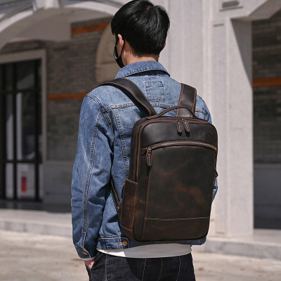 Balo nam DA BÒ THẬT, balo laptop phong cách mới – BEE GEE BLND9120