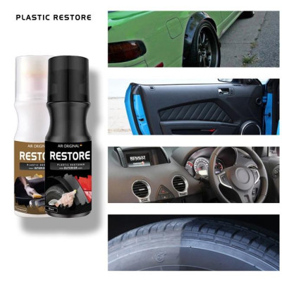 Bộ Sản Phẩm Bảo Dưỡng Phục Hồi Làm Mới Nhựa Nhám Lão Hoá Lâu Ngày Chất Lỏng Tinh Thể Plastic Xi `Mạ Taplo Nội Thất  ô tô