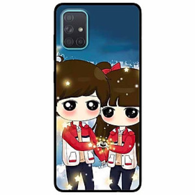 Ốp lưng dành cho Samsung A71 mẫu Cặp Áo Đôi