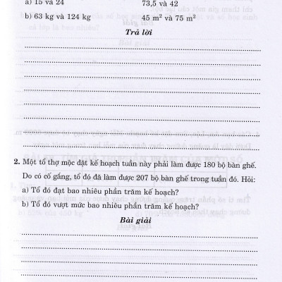 Vở bài tập nâng cao toán 5 - Tập 2 - Chân trời sáng tạo