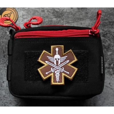 Patch phù hiệu y tế chiến trường dán quần áo_ba lô túi xách